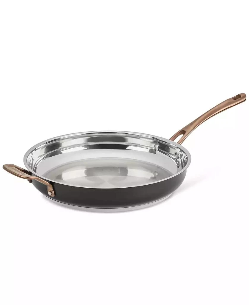 Cuisinart Matte Black Elegance Stainless Steel 12" Skillet 1
