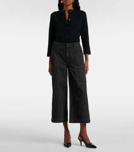 Vince Cropped wide-leg jeans 7