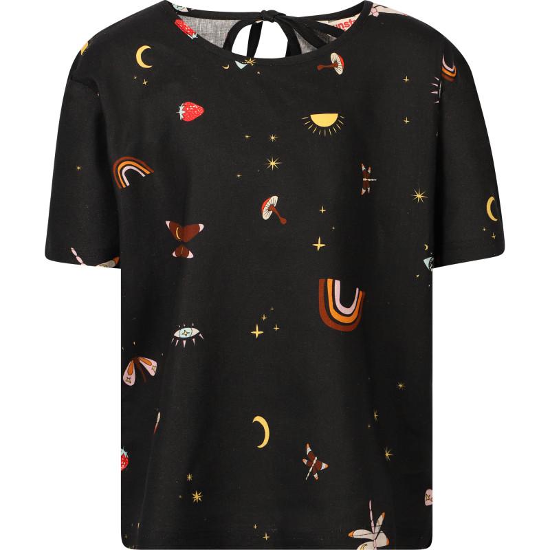 Munster Dream mystical print t shirt in black
