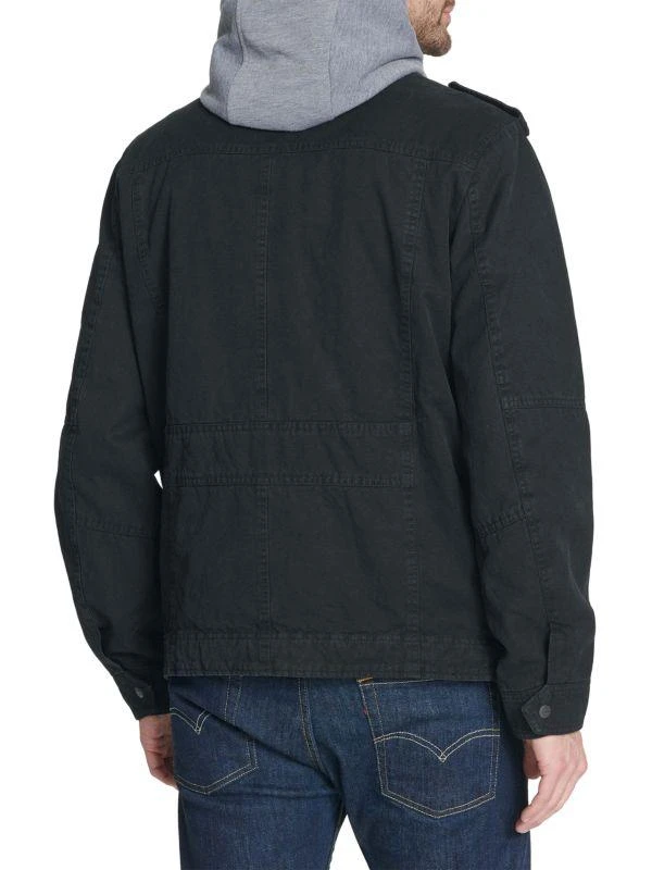 Levi's Faux Shearling Lined Bib Utility Jacket 2