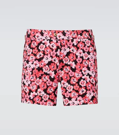 Tom Ford Floral swim trunks 1