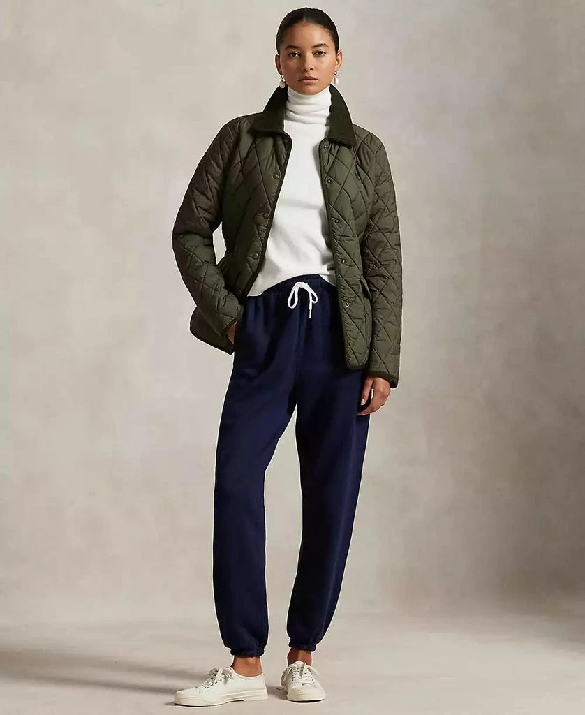 Ralph Lauren Women
s Corduroy-Trim Quilted Barn Jacket 2