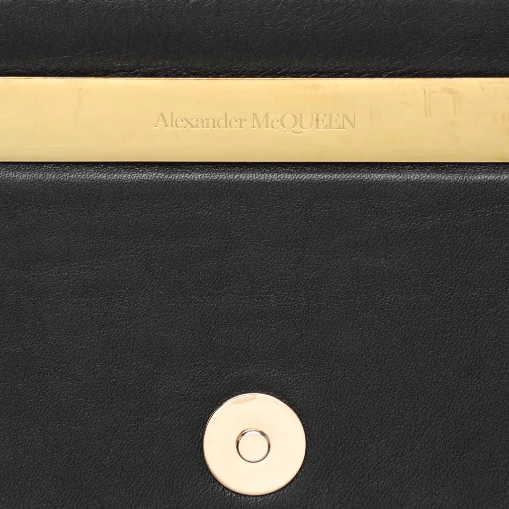 Alexander McQueen Alexander Mcqueen Black Leather The Tall Story Tote 6
