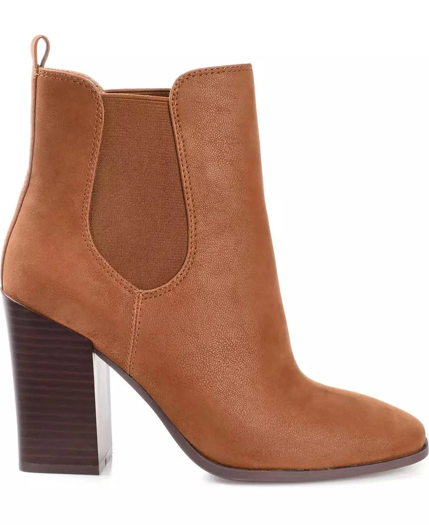 Journee Collection Women's Maxxie Stacked Block Heel Booties 2