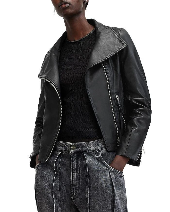 ALL SAINTS Ellis Leather Biker Jacket 1