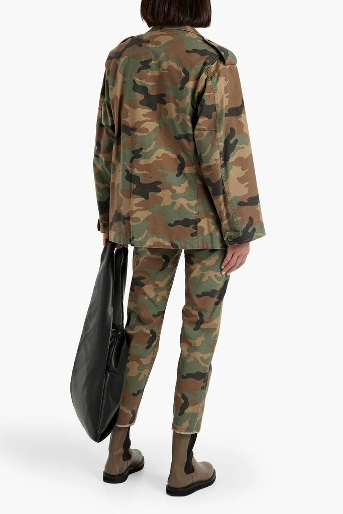 NILI LOTAN Camouflage cotton-blend twill jacket 3