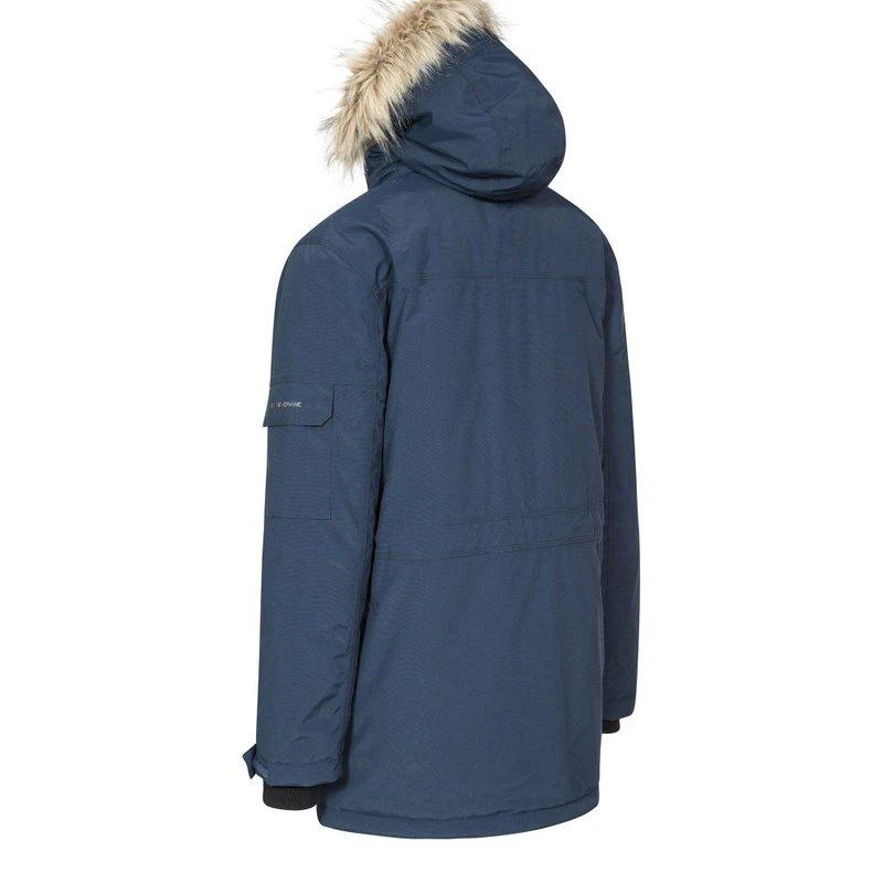 Trespass Mens Highland Waterproof Parka Jacket (Navy) 2