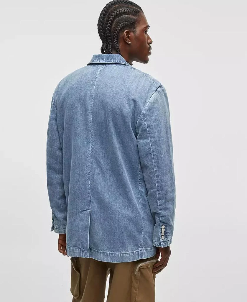 Mode of One Men's Berman Denim Blazer, Exclusively at Macy's 4
