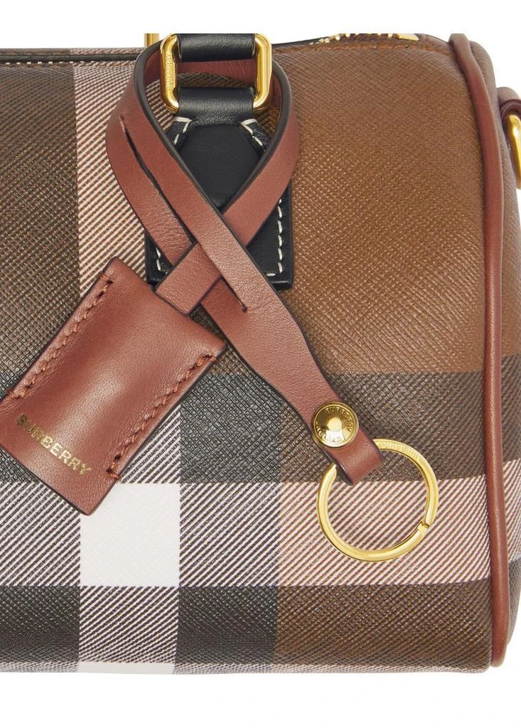 Burberry Mini check and leather bowling bag 2
