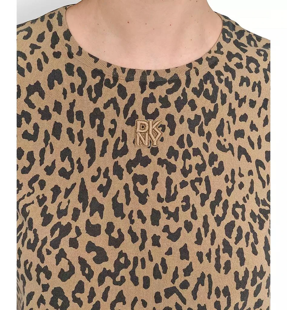 DKNY Petite Animal Print Short-Sleeve T-Shirt 6