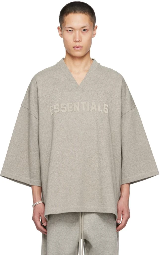 Fear of God ESSENTIALS Gray Football T-Shirt 1