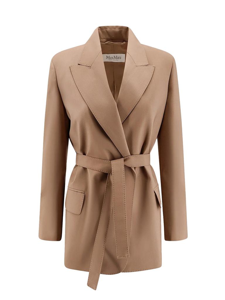 【送料&関税込】Max Mara V-neck Long-sleeved Coat Max Mara Sportmax V-Neck Long-Sleeved Coat - Jackets - Save