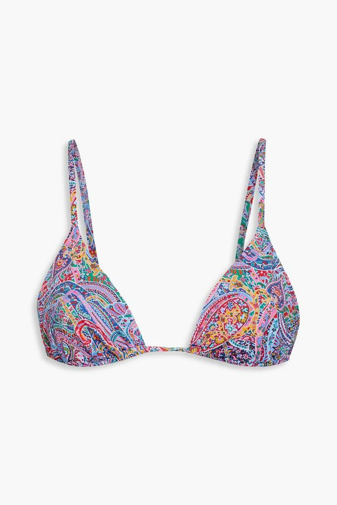 Onia Alexa paisley-print triangle bikini top 1