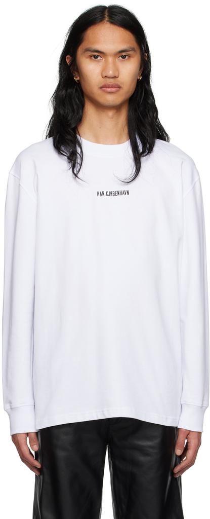 トップス Acne studios white long sleeve T-shirt White Long Sleeve T-shirt | ACNE STUDIOS - Antonia