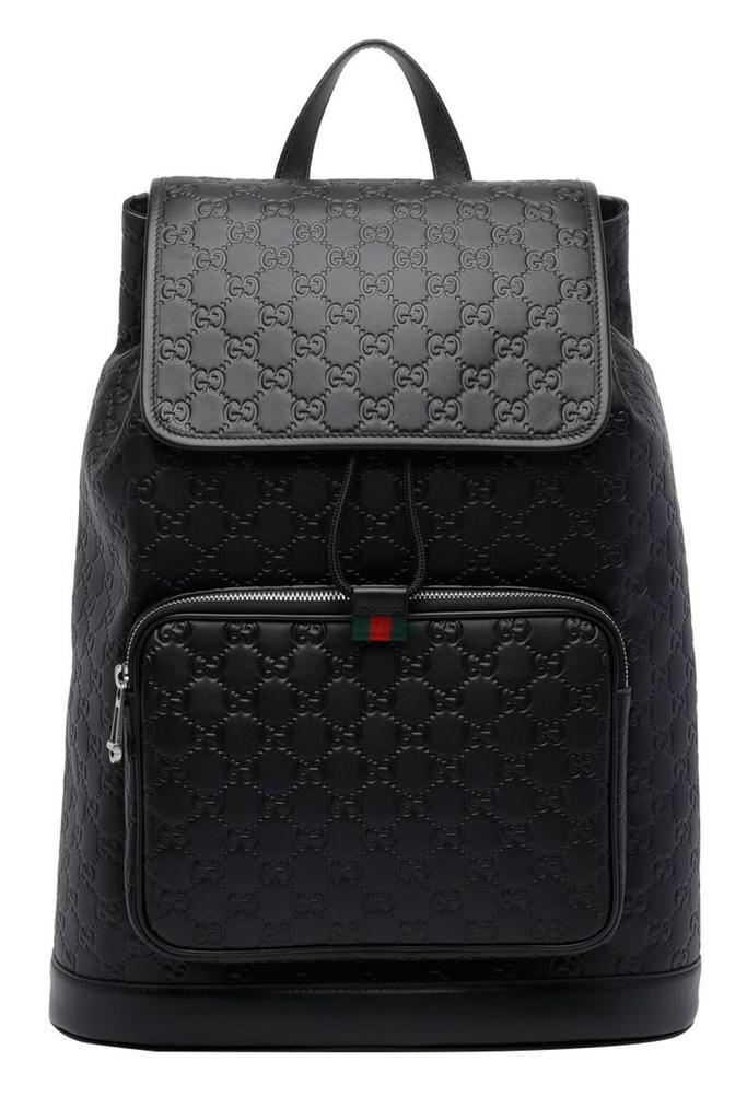 Gucci Black Backpack Men Technocanvas Fabric Zipper Mod. 630917