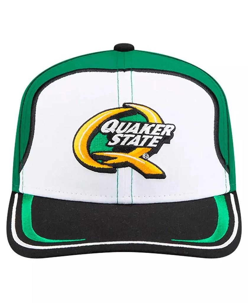 New Era Men's White/Green Mark Martin Quaker State 9SEVENTY Stretch-snap Hat 4