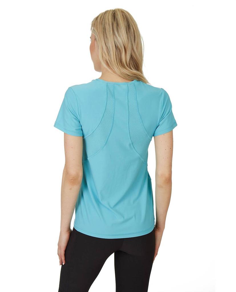 X by Gottex X By Gottex - Honey Comb Loose Fit Short Sleeve V-Neck Top