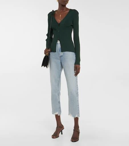 AGOLDE Riley high-rise cropped straight jeans 2