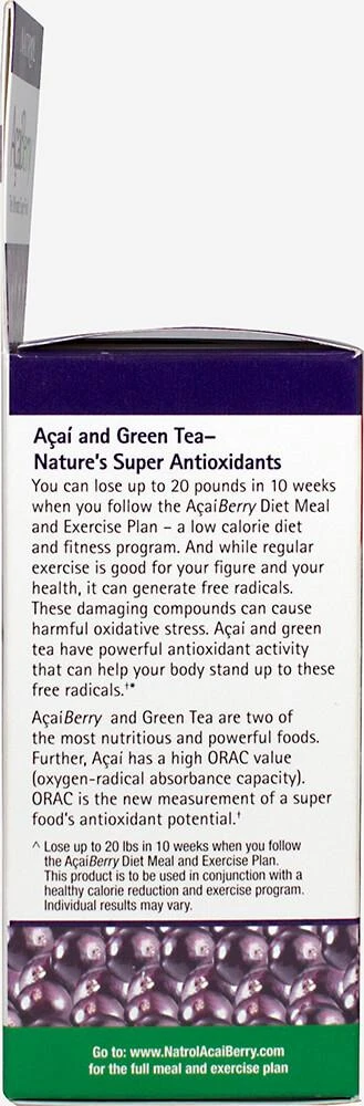 Natrol Acai Berry Diet 60 Capsules 2