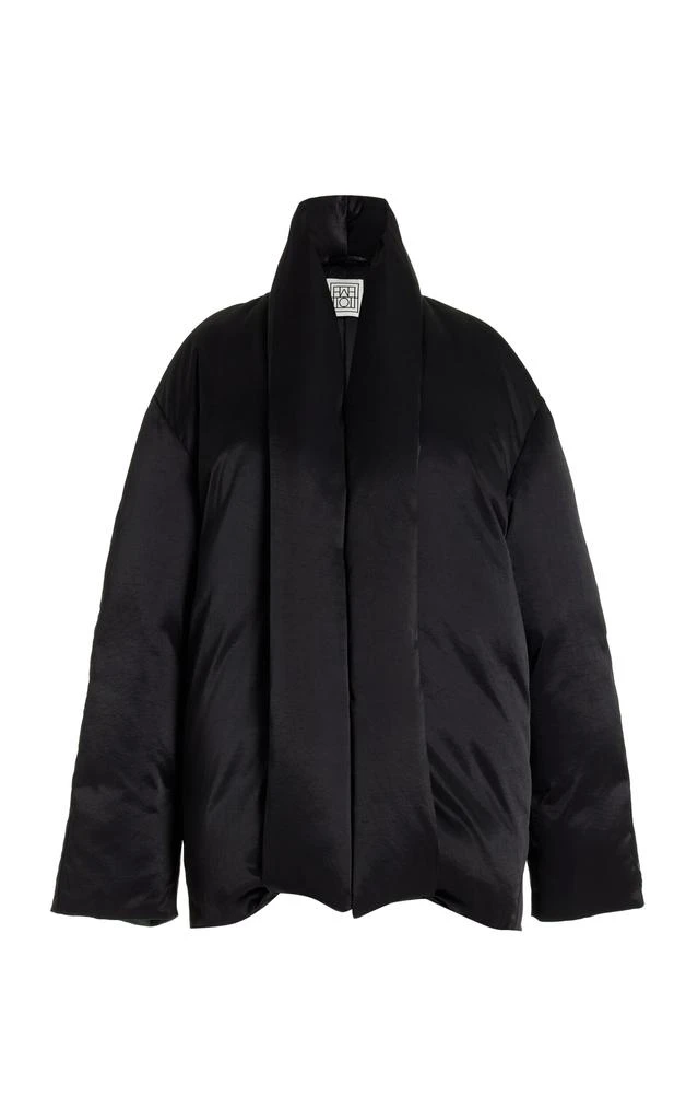 Totême Toteme - Satin Puffer Jacket - Black - EU 36 - Moda Operandi 1