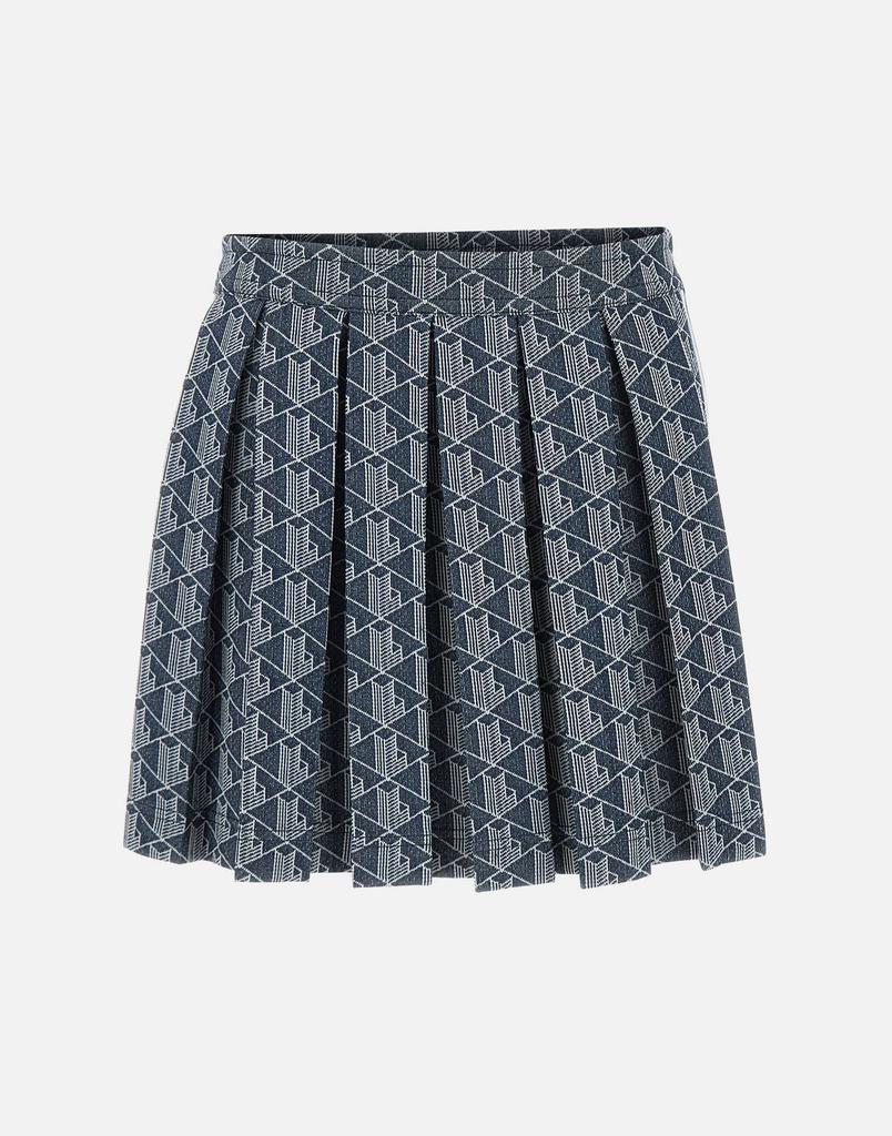Lacoste Pleated skirt  jacquard with monogram