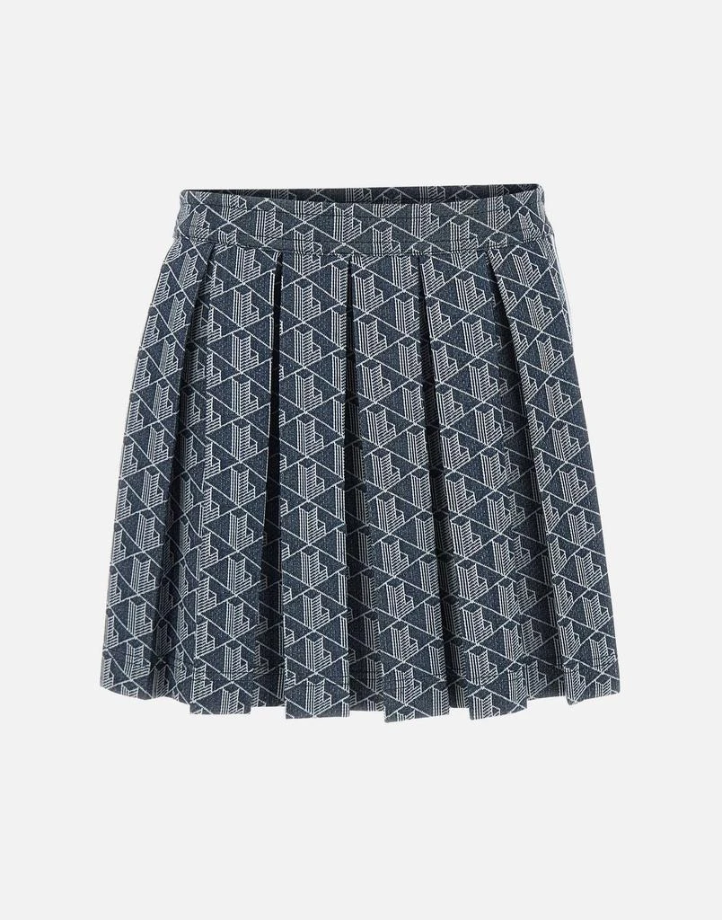 Lacoste Pleated skirt  jacquard with monogram 1