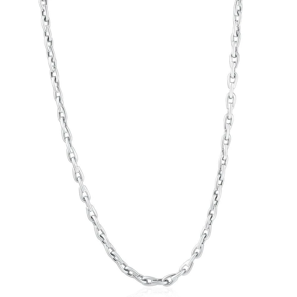 Pompeii3 Men's 14k Gold (47gram) or Platinum (88gram) 5mm Link Chain Necklace 24" 2