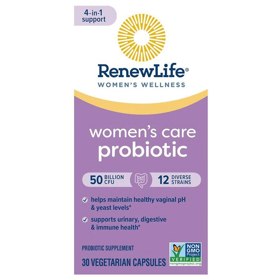 ReNew Life Women's Care Probiotic, 4-in-1, 50 Billion 6