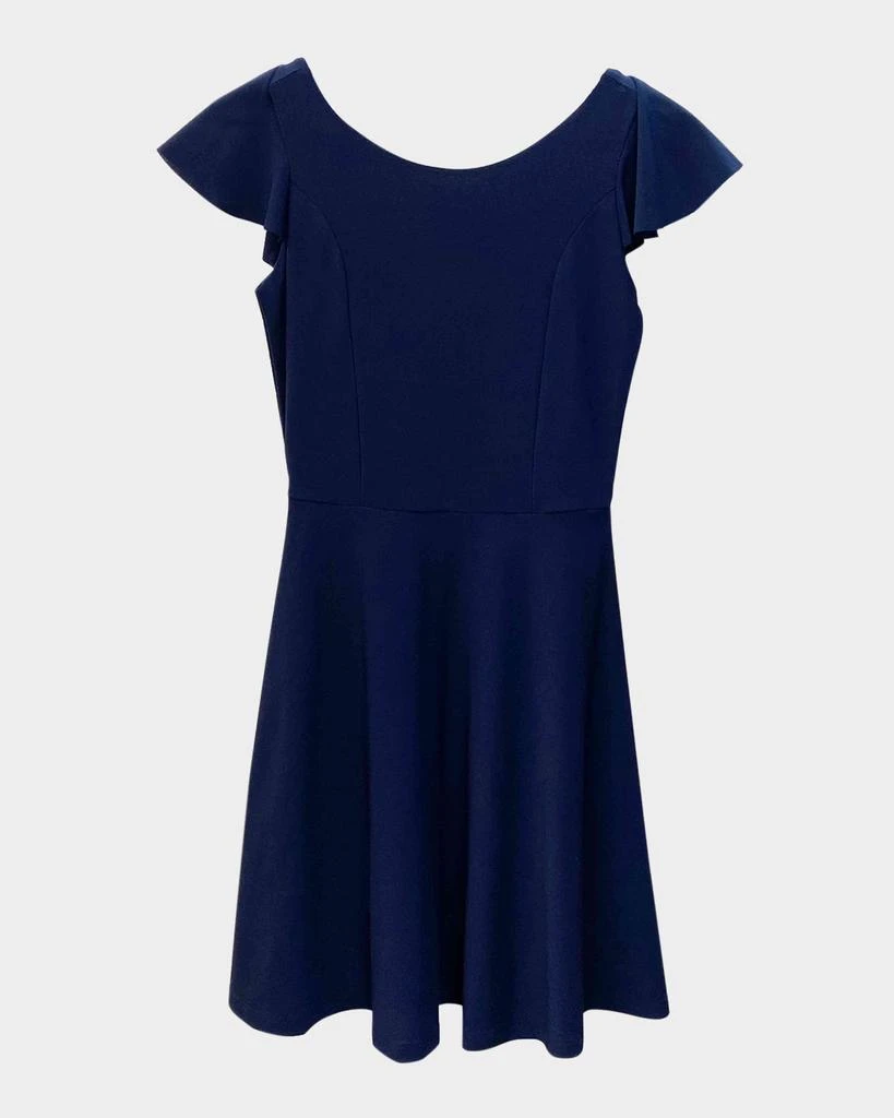 Un Deux Trois Girl's Flutter Short-Sleeve Dress 1
