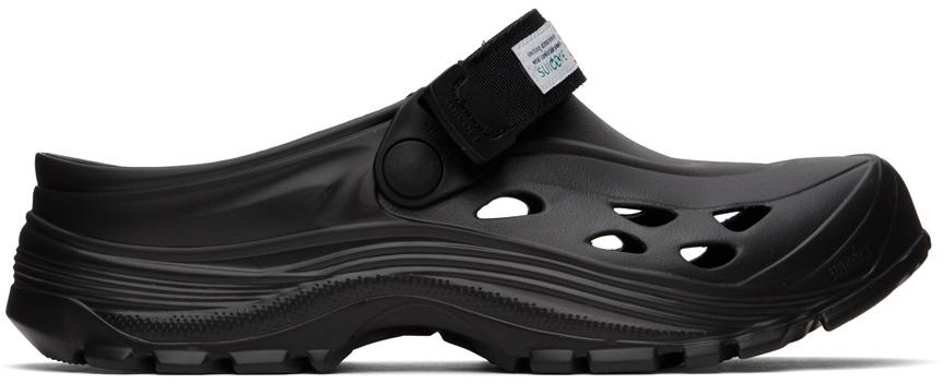 SUICOKE Black MOK Slippers