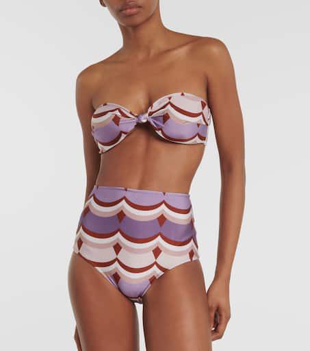 Adriana Degreas Vintage Waves printed bikini
