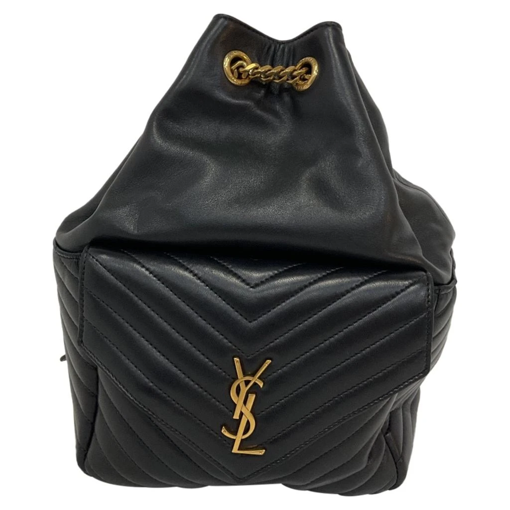 Joe Backpack in Black Lamb Leather – On Sale Now with Up to  display picture 3