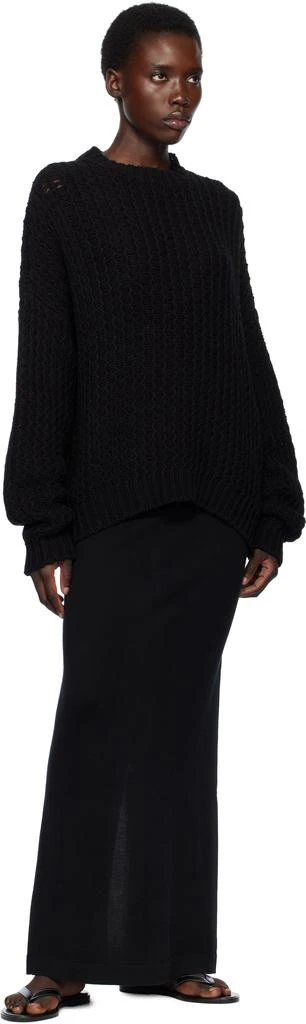 LAUREN MANOOGIAN Black Rack Crewneck Sweater 4
