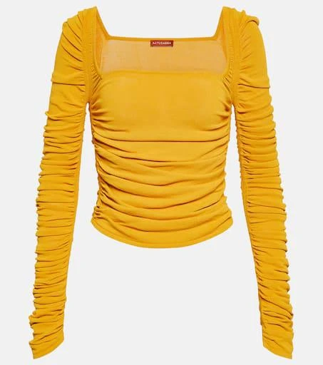 Altuzarra Asgard ruched jersey top 1