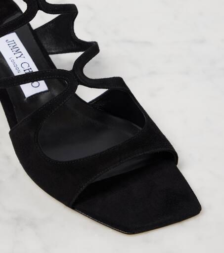 Jimmy Choo Azilia 45 suede sandals - Sandals - Free Shipping