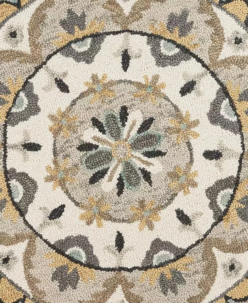 LR Home Radiance RDC-100 6' x 6' Round Area Rug 2