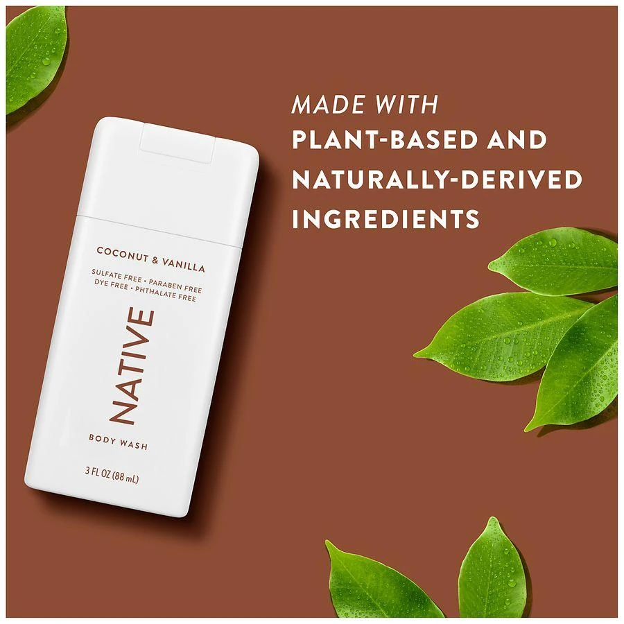 Native Body Wash Coconut
Vanilla, Travel Size, Mini 6