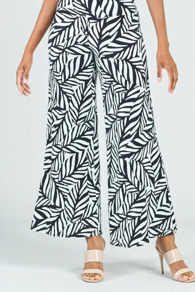 Clara Sun Woo Clara Sun Woo - Leaf-print Palazzo Pant