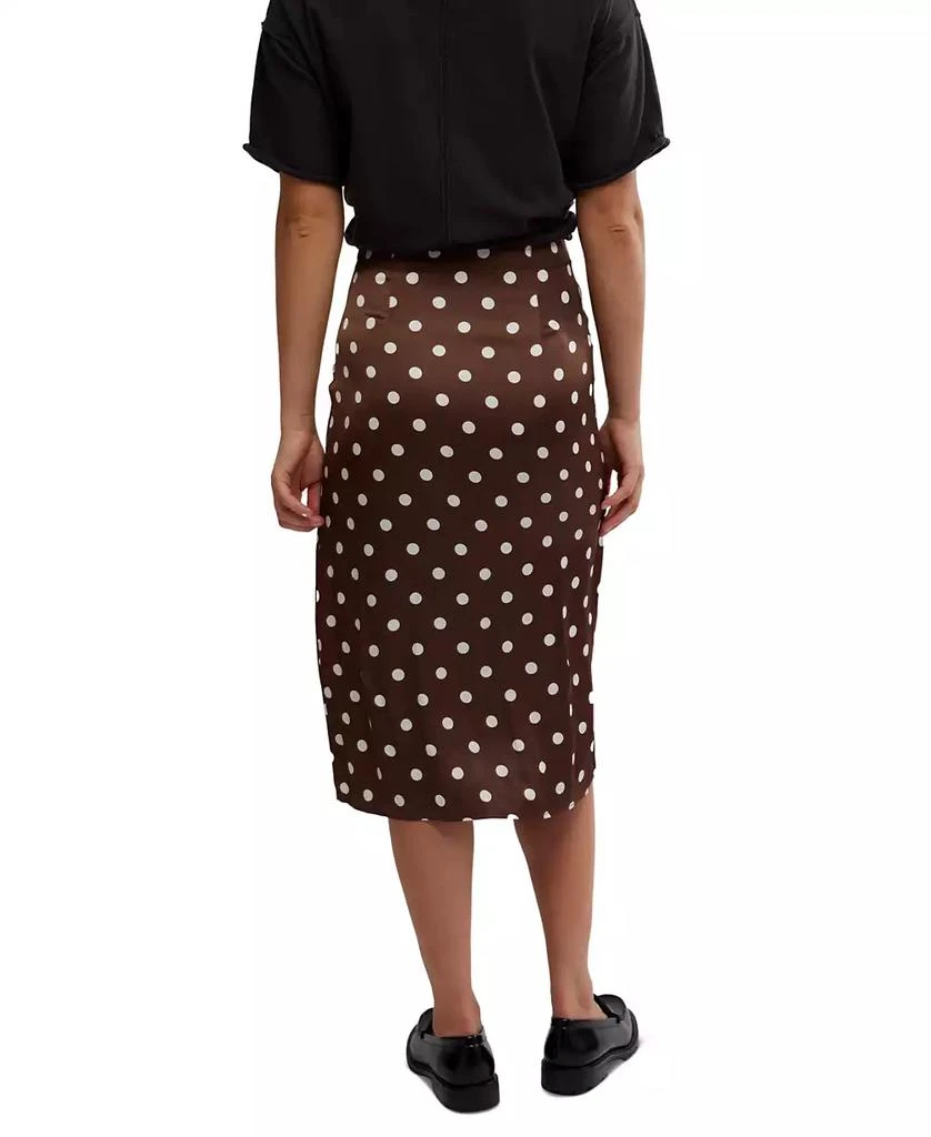 Free People Women's Analise Printed Button-Front Midi Skirt 5