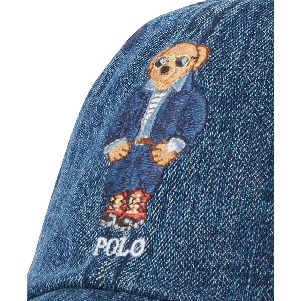 Polo Ralph Lauren Men's Polo Bear Denim Ball Cap 3