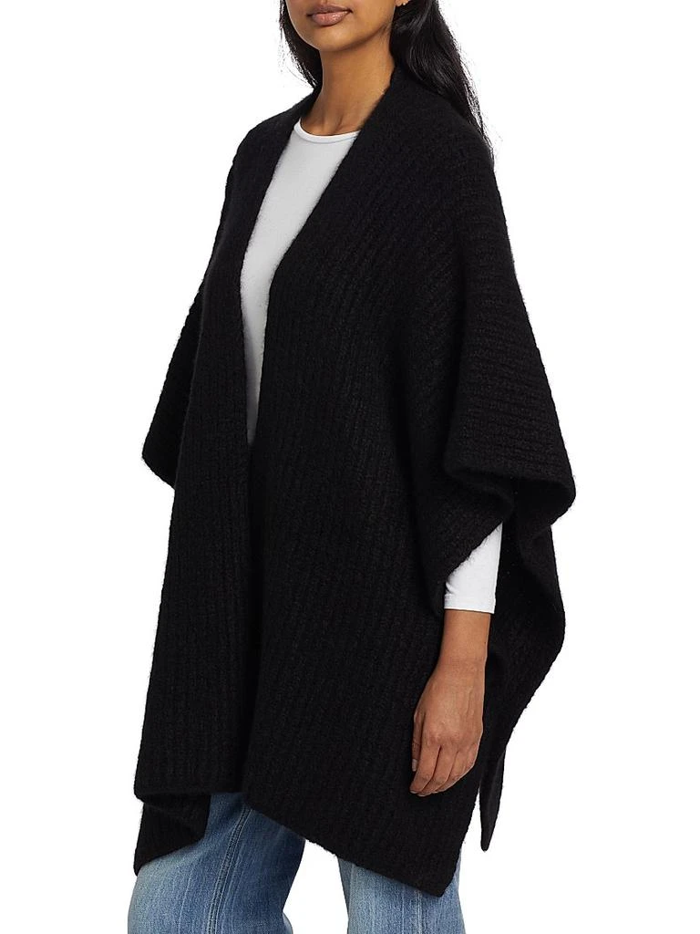 Sofia Cashmere Cashmere-Silk Chunky Knit Cape 4