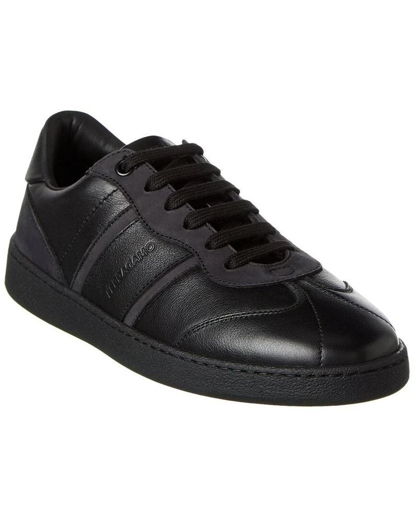 Salvatore Ferragamo Ferragamo Achille Leather Sneaker 1