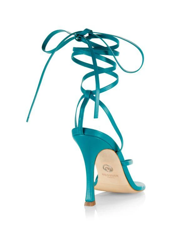 Brother Vellies Joyful Rebellion Bike 90MM Lace-Up Leather Sandals 3