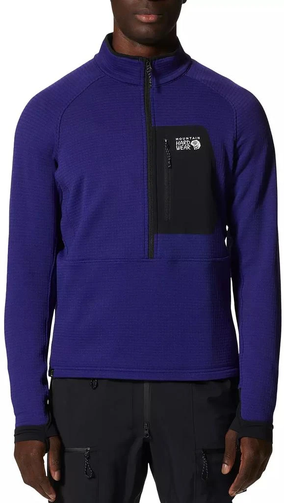 Mountain Hardwear Mountain Hardwear Men's Polartec Power Grid 1/2 Zip Jacket 1