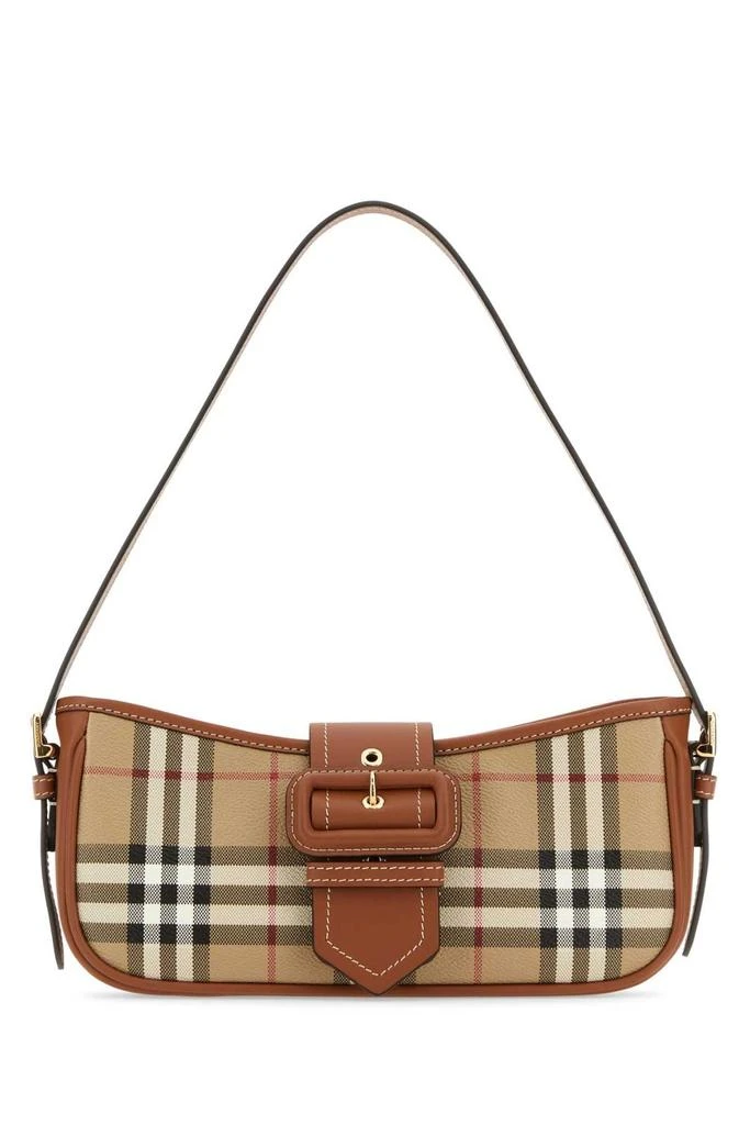 Burberry Burberry Vintage Checked Buckled Shoulder Bag 1