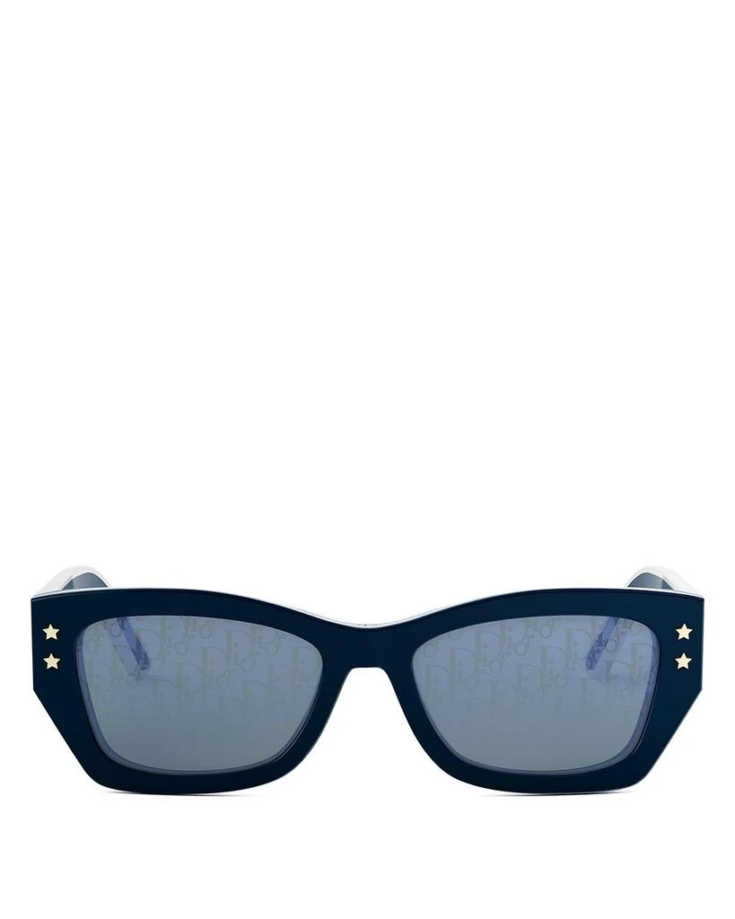 Dior DiorPacific S2U Blue Geometric Sunglasses, 53mm 2