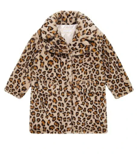 MONNALISA Leopard-print coat