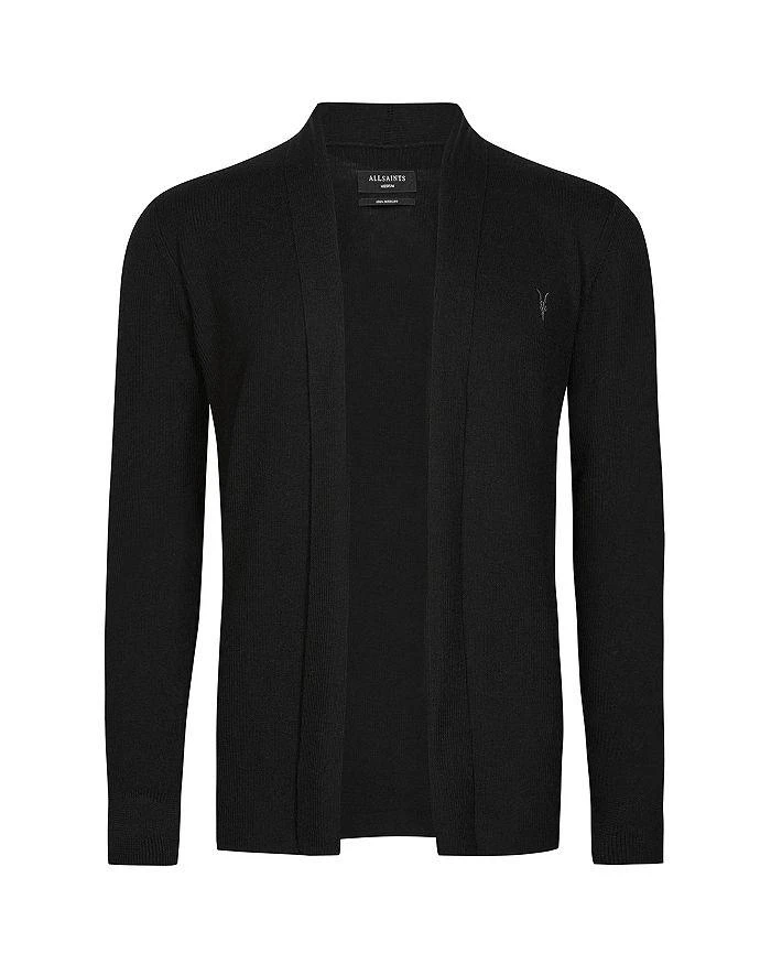 ALL SAINTS Mode Regular Fit Merino Wool Open Cardigan Sweater 5