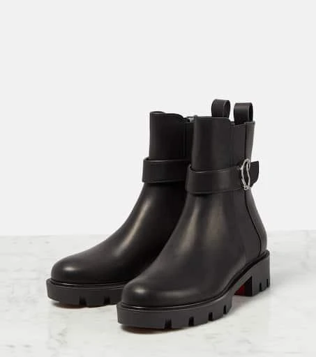 Christian Louboutin CL Chelsea leather ankle boots 5