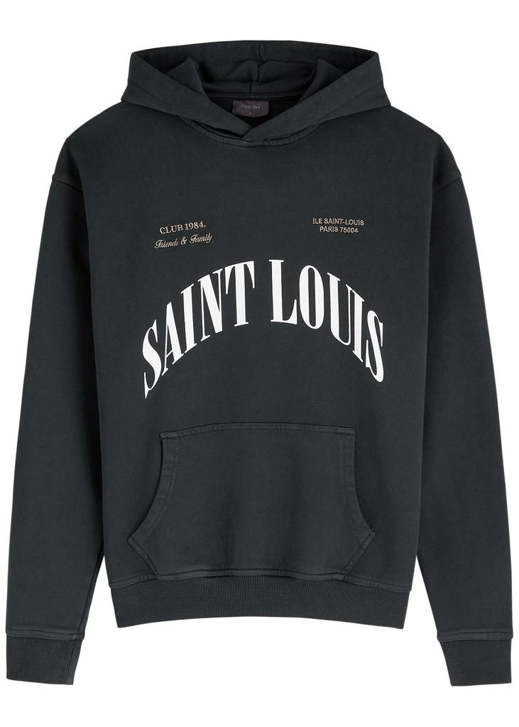 CLUB 1984 Saint Louis hooded cotton sweatshirt  1